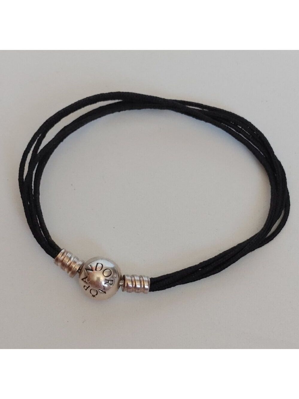 PANDORA SILVER CHARM BRACELET .925 ALE 5 Strand Bracelet